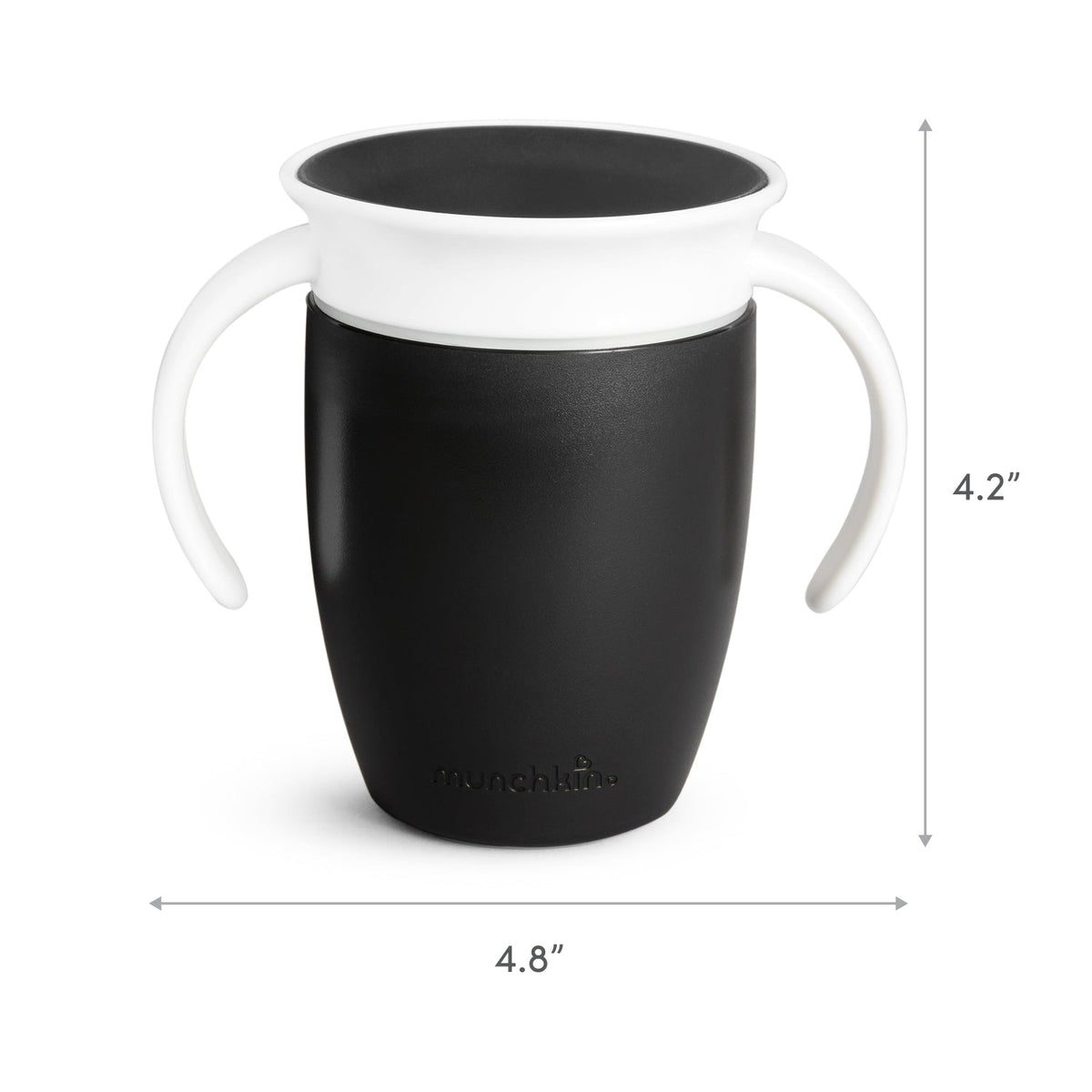 Miracle® 360° Black & White Trainer Cup, 7oz, 2pk